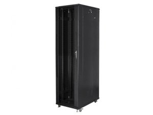 Szafa instalacyjna Rack stojąca 19 47U 800x1000 czarna Lanberg (flat pack)