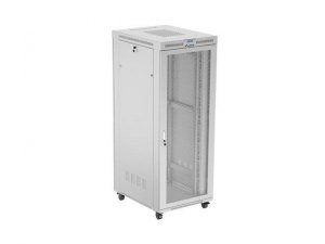 Szafa instalacyjna Rack stojąca 19 42U 800x1000 szara drzwi perforowane LCD Lanberg (flat pack)
