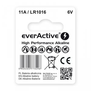 EVERACTIVE BATERIA DO PILOTA SAMOCHODOWEGO 11A LR1016 MN11 BLISTER 1 SZT. 11ABL1