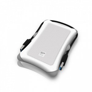Dysk zewnętrzny HDD Silicon Power Armor A30 (1TB; 2.5; USB 3.2; 5400 obr/min; White; SP010TBPHDA30S3W)