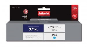 Activejet AH-971CRX Tusz  (zamiennik HP 971XL CN626AE; Premium; 100 ml; niebieski)
