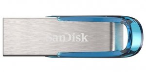 DYSK SANDISK USB 3.0 ULTRA FLAIR 128GB NIEBIESKI  150MB/s