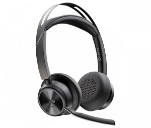 Poly Zestaw słuchawkowy Voyager Focus 2 z certyfikatem Microsoft Teams USB-C-C + przejściówka USB-C/A 9T9J4AA#AC3