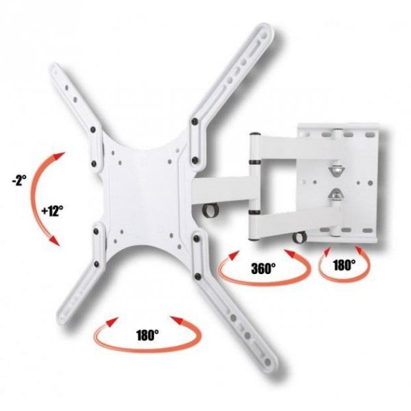Uchwyt ścienny Techly 23&quot;-55&quot;, 45kg obrotowy