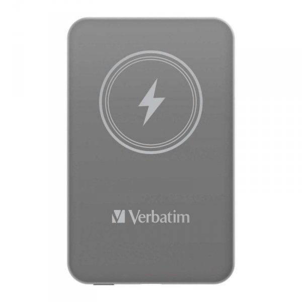 Powerbank Verbatim Charge &#039;n&#039; Go Magnetic Wireless 10000mAh USB-C PD 3.0 Grey
