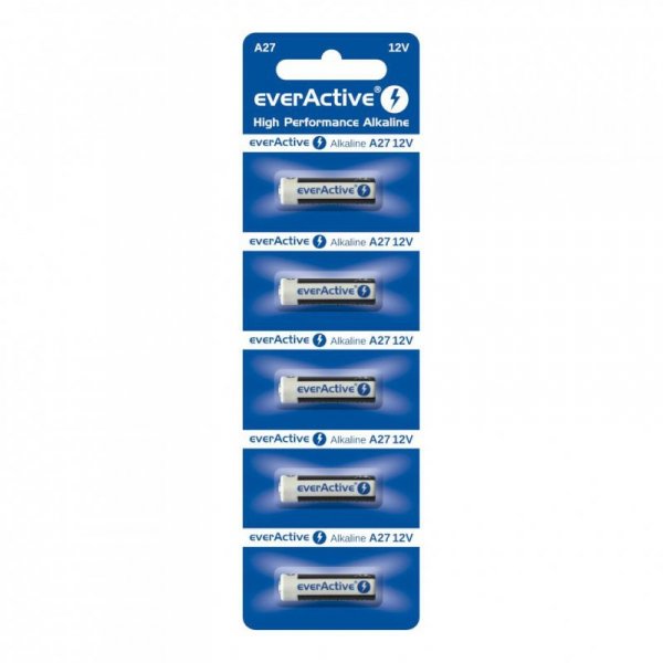 Baterie alkaliczne everActive 27A 12V - 5 sztuk