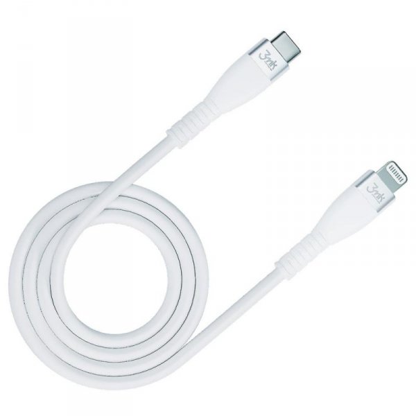 Kabel USB C/ Lightning 3mk Hyper Silicone Cable Type-C to Lightning 20W 3A