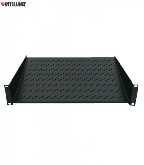 Półka do szafy 19&quot; Intellinet 150mm 1U pełna, czarna