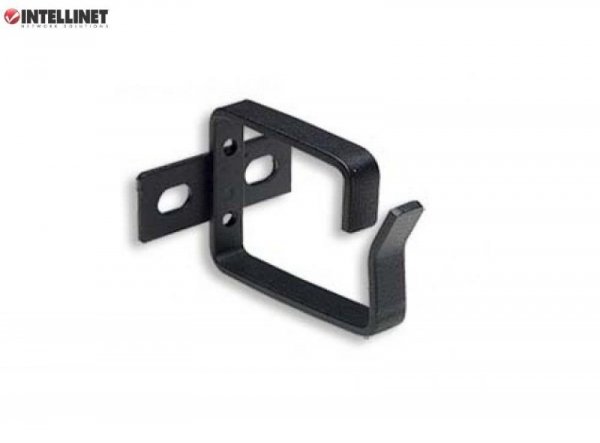 Organizer Kabli Intellient Rack 19&quot; pojedynczy uchwyt, czarny