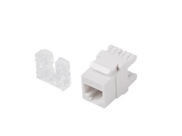 Moduł Keystone Lanberg gniazdo RJ45 -&gt; LSA UTP kat.5e 180° do puszki montażowej