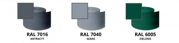 Taśma ogrodzeniowa 52mb Thermoplast® CLASSIC LINE 9,5cm GRAFIT