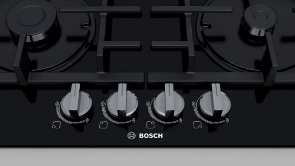 Płyta gazowa BOSCH PNH6B6B90 żeliwne ruszta, palnik typu WOK