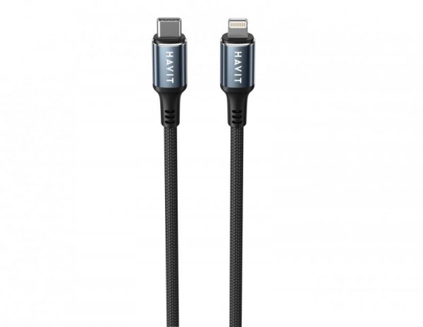Kabel do ladowania Havit USB-C - Lightning CB6311 (czarny)