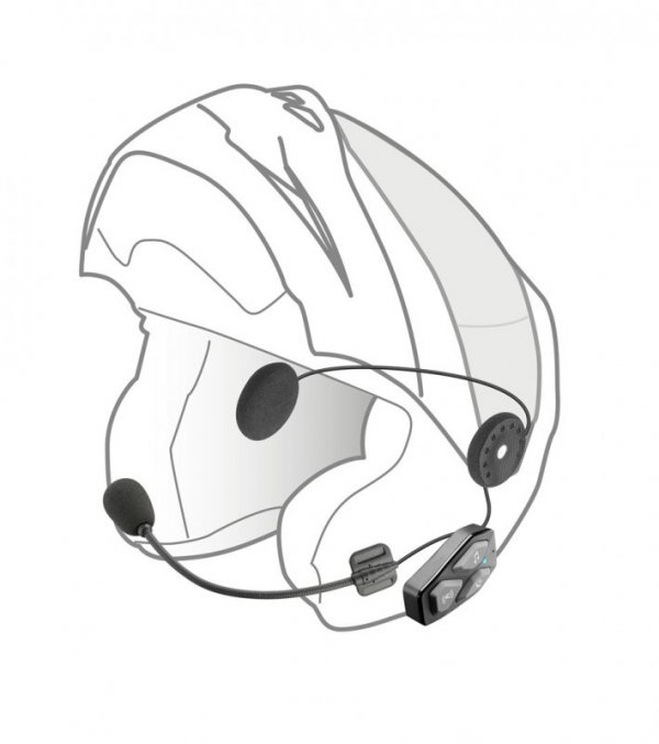 Interkom motocyklowy INTERPHONE U-COM 3, komplet na 2 kaski