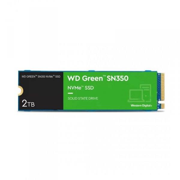 Dysk SSD WD Green SN350 WDS200T3G0C (2TB ; M.2 ; PCIe NVMe 3.0 x4)