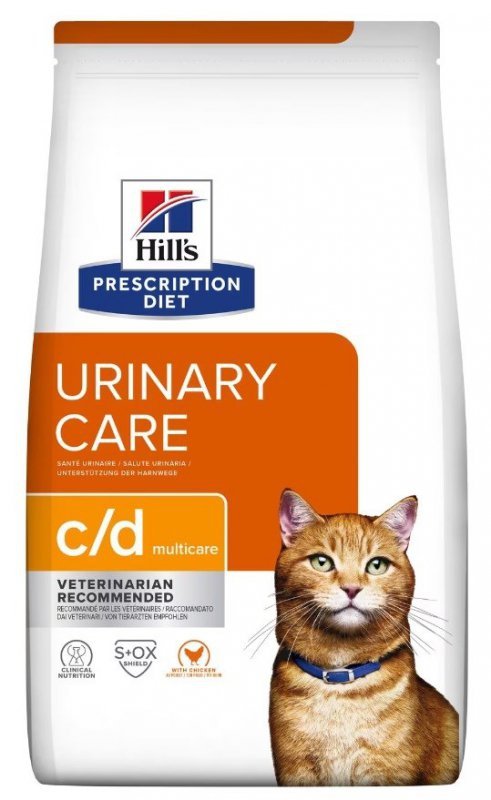 HILL&#039;S Prescription Diet Feline c/d Urinary Care - sucha karma dla kotów z chorobami układu moczowego - 1,5 kg