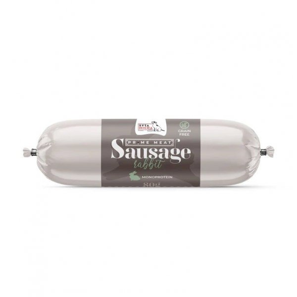 Syta Micha Prime Meat Sausage Królik  - przysmak dla psa - 80g