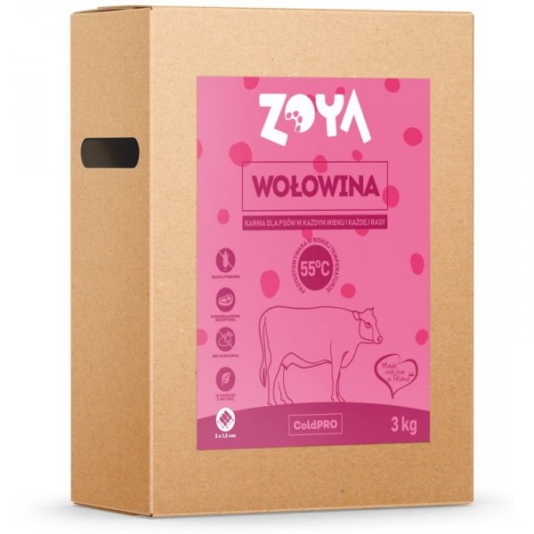 ZOYA COLDPRO Wołowina sucha karma dla psa 3kg