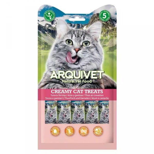 ARQUIVET Kremowa przekąska tuńczyk, krewetka 5X14 g
