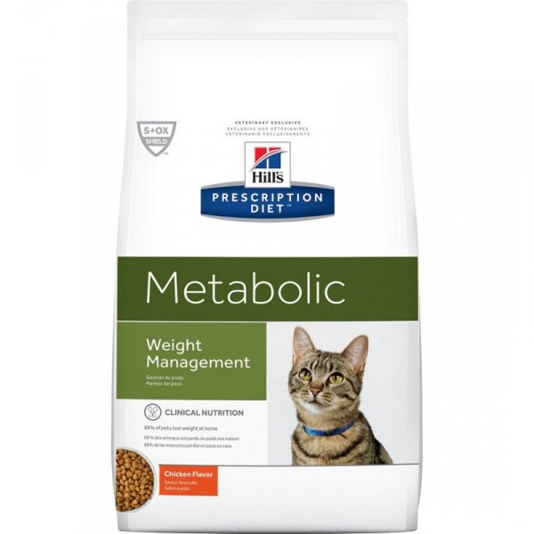 Hill&#039;s Prescription Diet Feline Metabolic - sucha karma dla kota z tendencją do nadwagi i otyłości - 1,5 kg