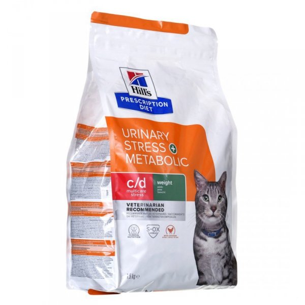 HILL&#039;S Feline Metabolic + Urinary Stress 1,5kg