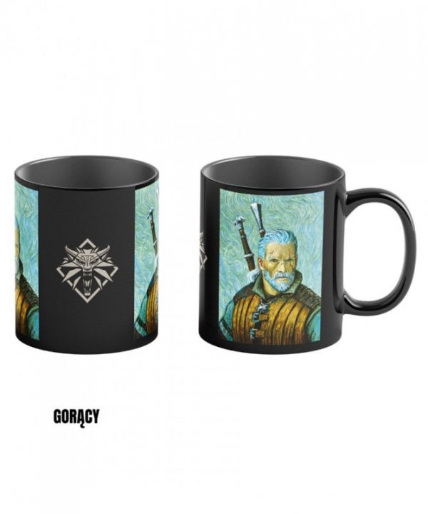Kubek termoaktywny Good Loot Game Art Chronicles The Witcher (Wiedźmin) Geralt & Vincent van Gogh