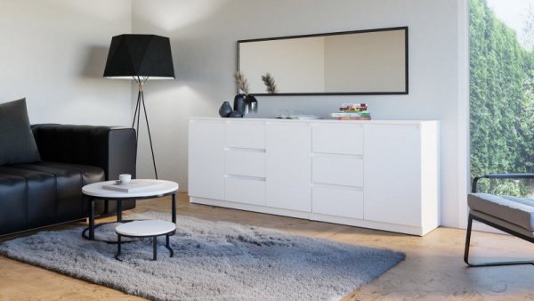 Komoda COSTA 1D3S+2D3S  biały