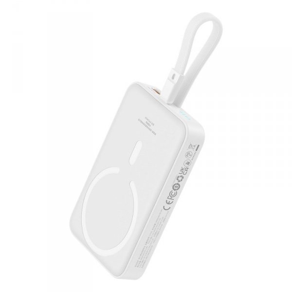 Powerbank Baseus Magnetic Mini Air Wireless 10000mAh 20W+kabel lightning (biały)