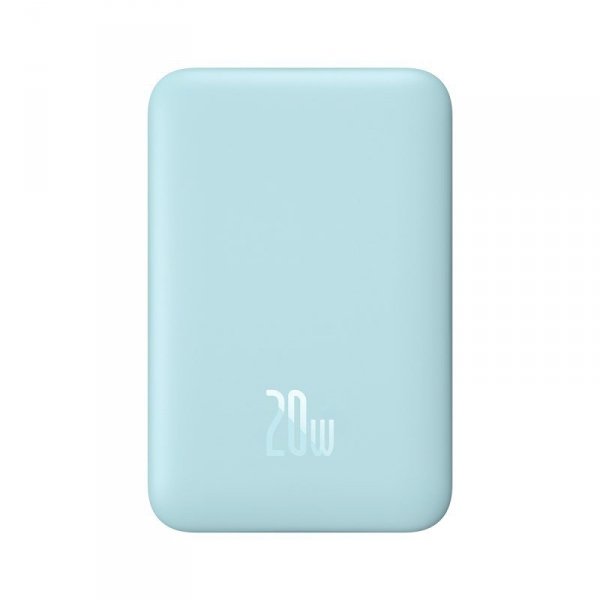 Powerbank Baseus Magnetic Mini Air Wireless 10000mAh 20W+kabel USB C-USB C (niebieski)