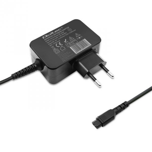 QOLTEC ZASILACZ SIECIOWY 65W | 5-20.3V | 2-3.25A | USB TYP C | PD