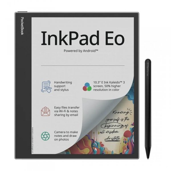 Ebook PocketBook InkPad Eo 10,3&quot; E-Ink Kaleido 3 64GB WI-FI  Mist Gray
