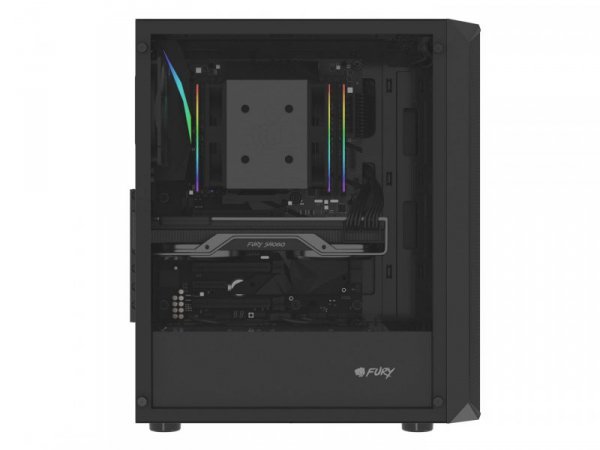 FURY OBUDOWA KOMPUTEROWA FURY SHOBO SH4F MIDI TOWER Z OKNEM CZARNA