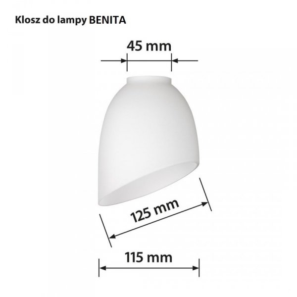 Klosz do lampy BENITA
