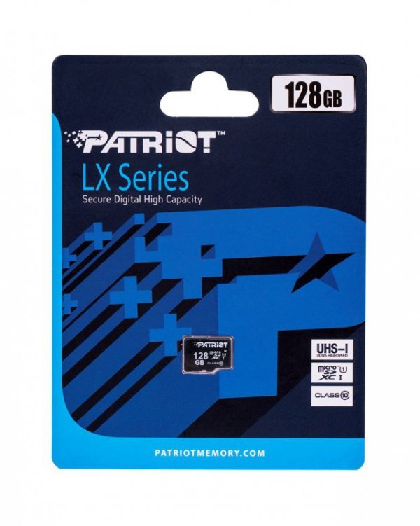 Patriot LX Series microSDHC 128GB Class 10 UHS-I