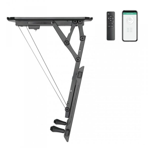 MACLEAN UCHWYT DO TV ELEKTRYCZNY SUFITOWY 32&quot;-70&quot; 35KG MC-880T