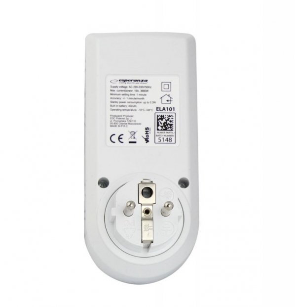 ESPERANZA ELEKTRONICZNY WYŁĄCZNIK CZASOWY EXPANSE ELA101
