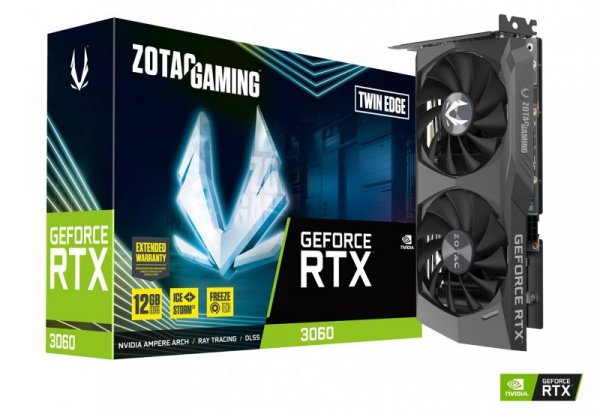 Karta graficzna  ZOTAC GAMING GeForce RTX 3060 Twin Edge 12GB