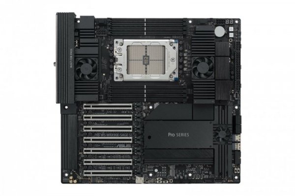 Płyta główna Asus Pro WS WRX90E-SAGE SE 1x sTR5 AMD ryzen Threadripper PRO 7000 SoC (8x DIMM, 4x SATA, 2x SlimSAS, 4xM.2, 2x10Gb