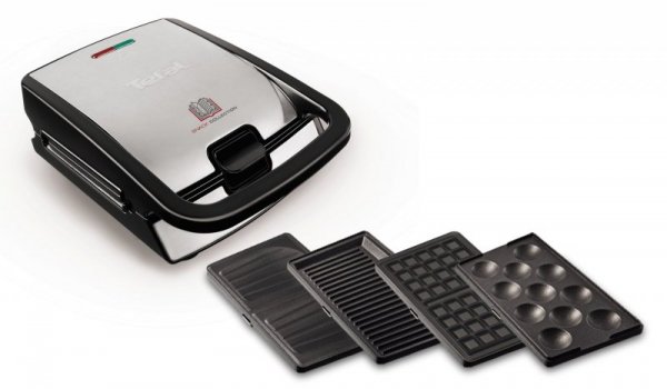 Opiekacz Tefal SW854D (700W; kolor inox) (WYPRZEDAŻ)