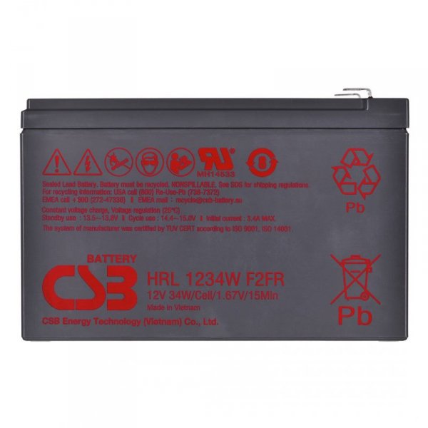 Akumulator CSB HRL1234WF2FR  12V 9Ah