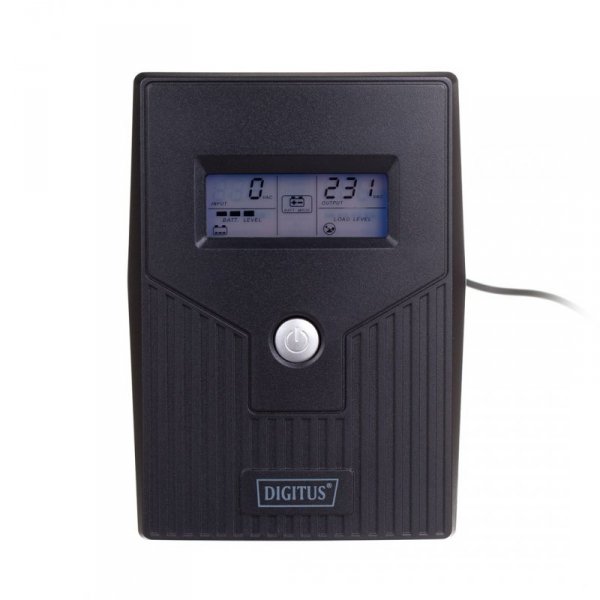 Zasilacz awaryjny UPS DIGITUS DN-170063-LCD (Desktop; 600VA)