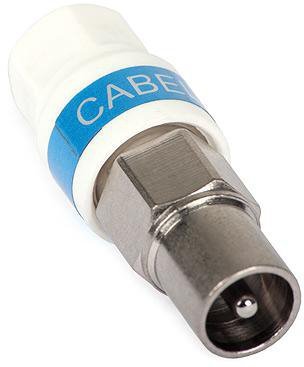Wtyk antenowy IEC Cabelcon na przewód RG-6/Triset-113 &quot;Self-Install&quot;