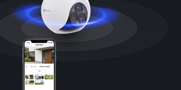 Kamera IP Ezviz H80f Multi z potrójnym obiektywem 12MPx (3 x 2K+)