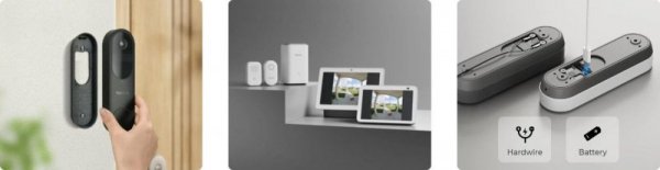 Inteligentny dzwonek Reolink D340B z baterią Wi-Fi 2K