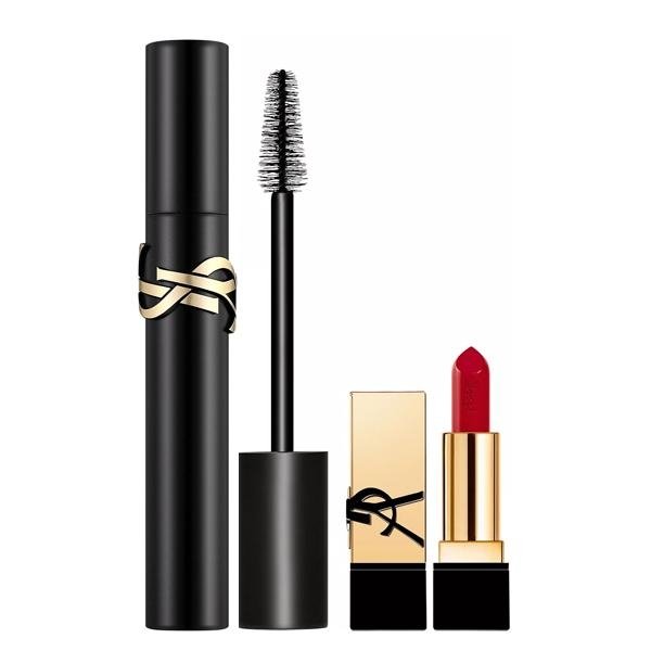 Yves Saint Laurent Set - Lash Clash Extreme Volume Mascara 9 ml + Lipstick 1.3 g
