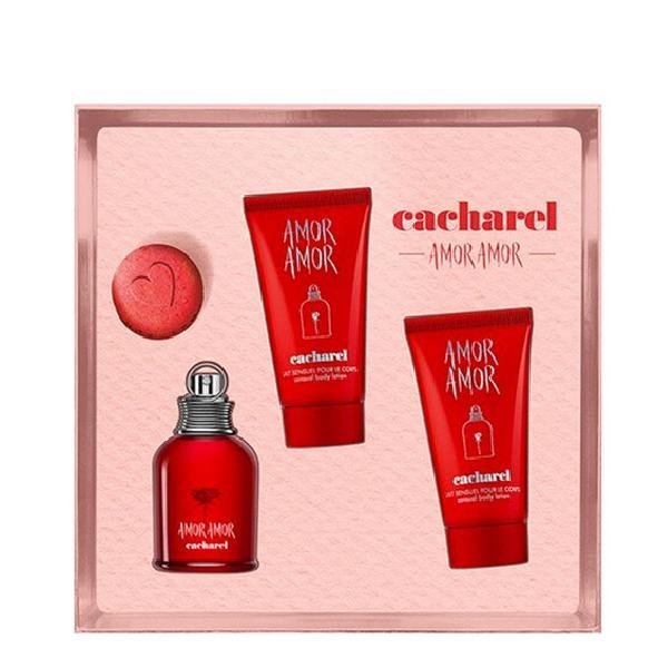 Cacharel Amor Amor Set - Eau de Toilette 50 ml + 2 x Sensual Body Lotion 50 ml