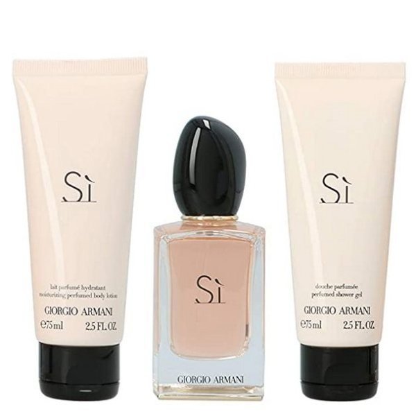 Giorgio Armani Si Set - Eau de Parfum 50 ml + Shower Gel 75 ml + Body Lotion 75 ml