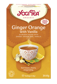Yogi Tea GINGER ORANGE WITH VANILLA Imbirowo-pomarańczo<br />wa z wanilią 