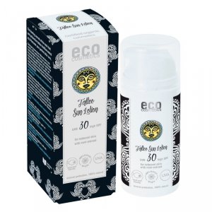 Eco Cosmetics Emulsja na słońce SPF 30 dla skóry z tatuażami z ekstraktem z noni Tattoo Care 100 ml