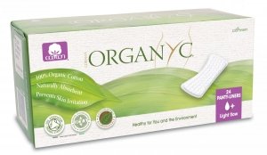 ORGANYC Wkładki higieniczne cienkie z bio-bawełny 24 szt.